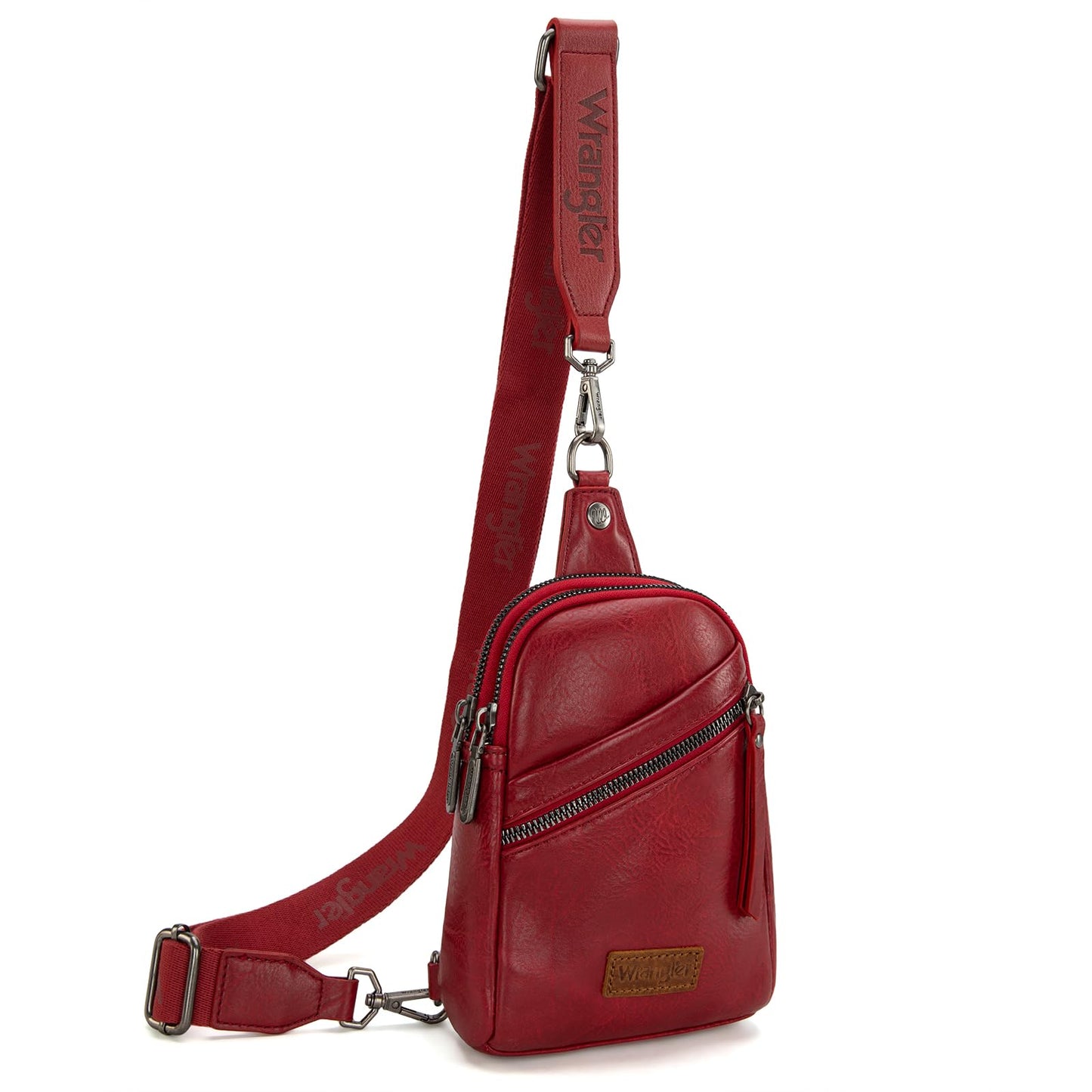 Wrangler Crossbody Clear Sling Bags for Women Stadium Approved Cross Body Purse for Sports Events Concerts