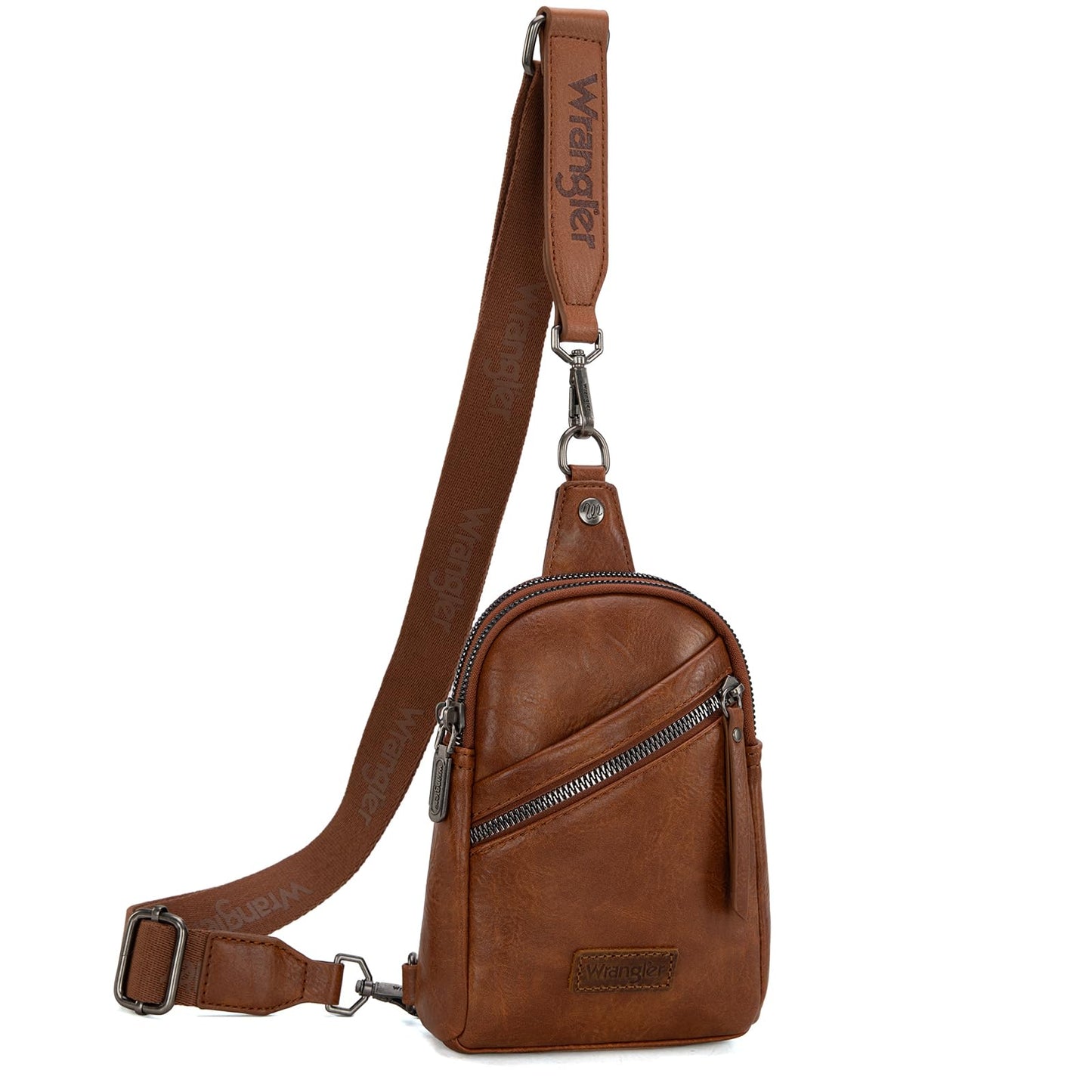 Wrangler Crossbody Clear Sling Bags for Women Stadium Approved Cross Body Purse for Sports Events Concerts
