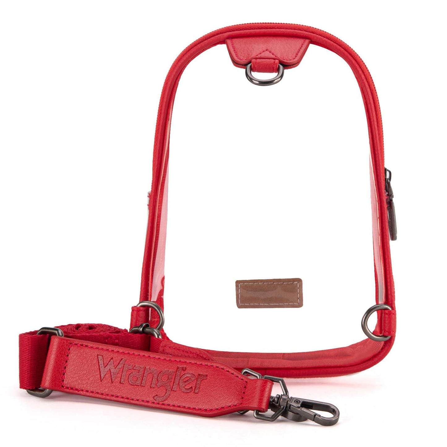Wrangler Crossbody Clear Sling Bags for Women Stadium Approved Cross Body Purse for Sports Events Concerts