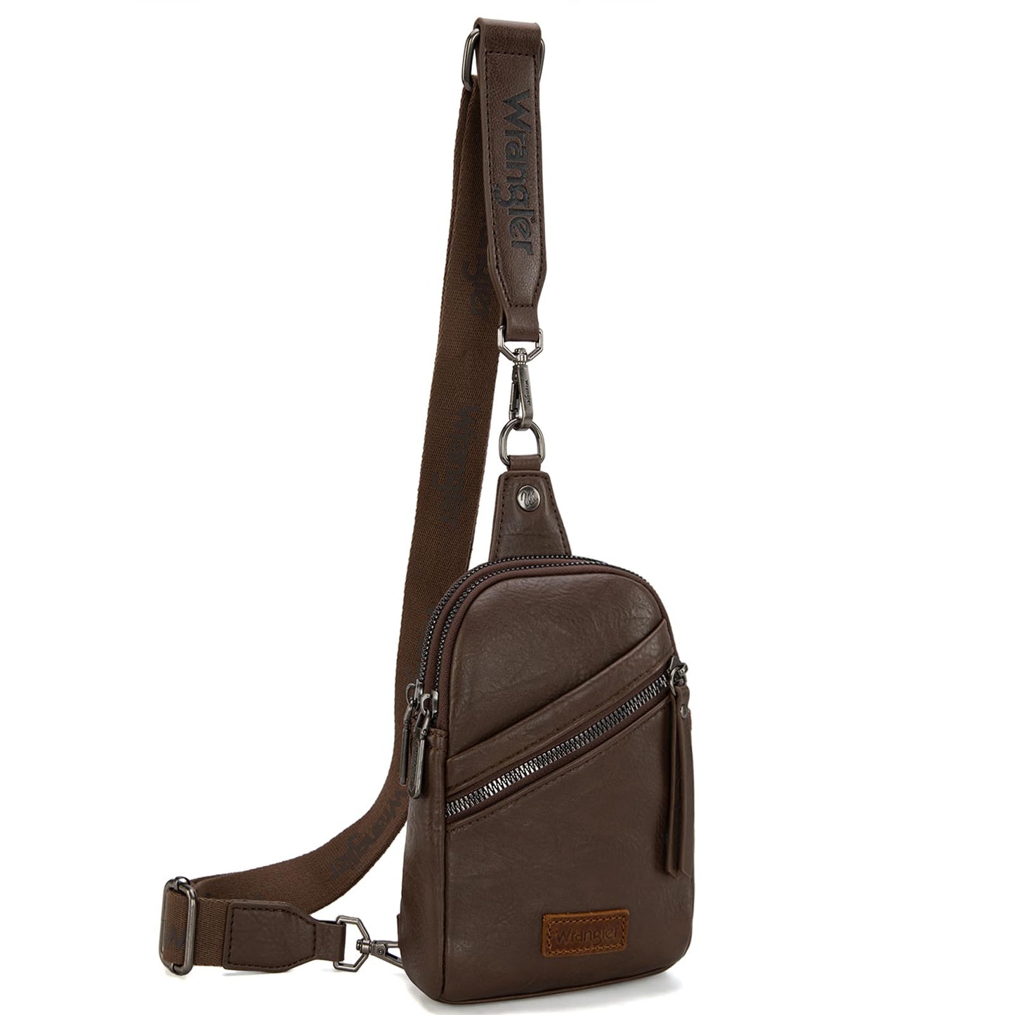 Wrangler Crossbody Clear Sling Bags for Women Stadium Approved Cross Body Purse for Sports Events Concerts