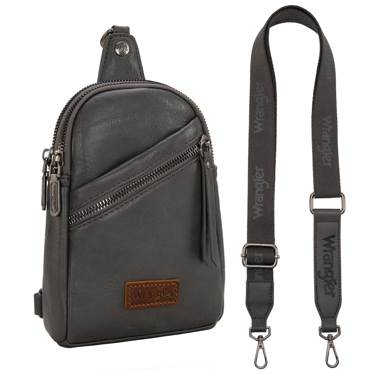 Wrangler Crossbody Clear Sling Bags for Women Stadium Approved Cross Body Purse for Sports Events Concerts