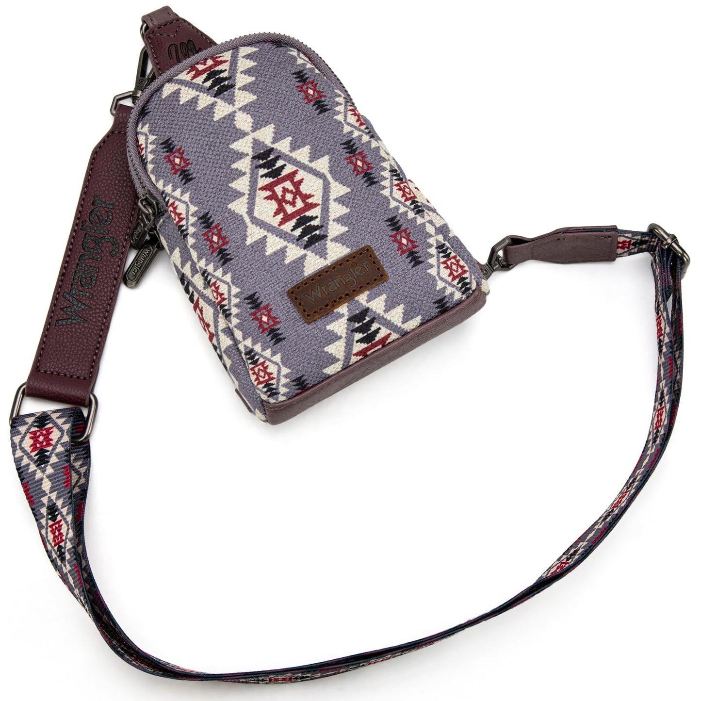 Wrangler Crossbody Clear Sling Bags for Women Stadium Approved Cross Body Purse for Sports Events Concerts