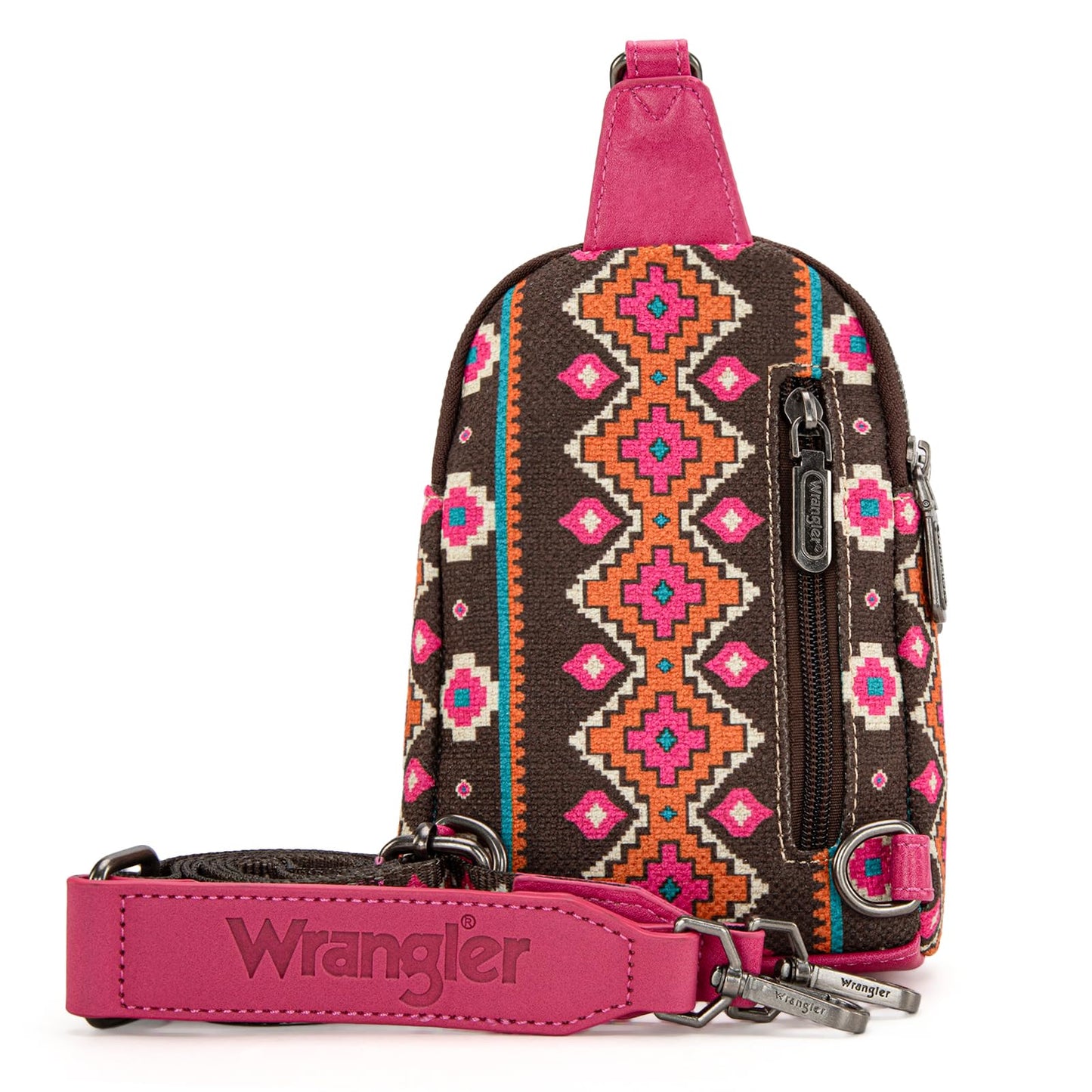Wrangler Crossbody Clear Sling Bags for Women Stadium Approved Cross Body Purse for Sports Events Concerts