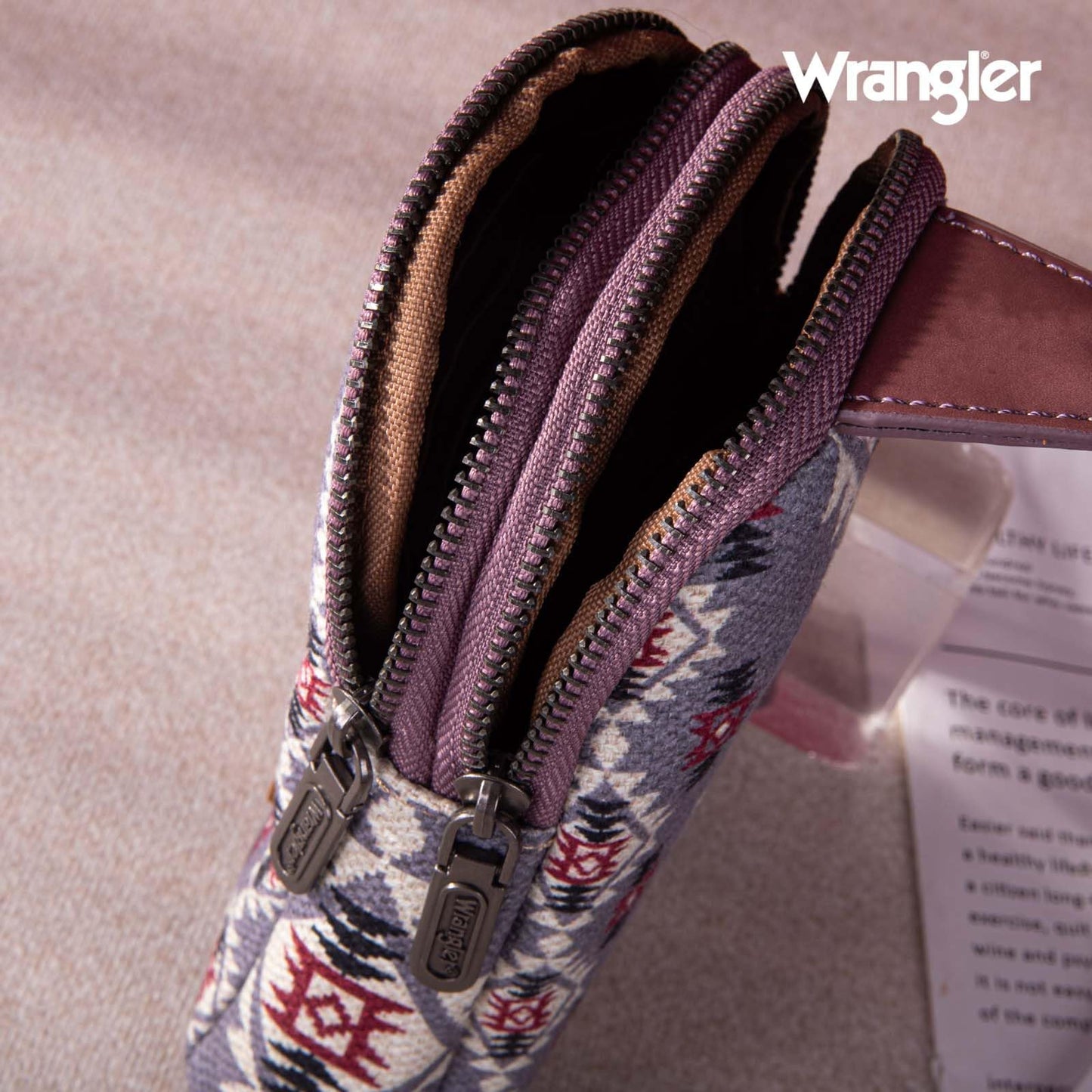 Wrangler Crossbody Clear Sling Bags for Women Stadium Approved Cross Body Purse for Sports Events Concerts