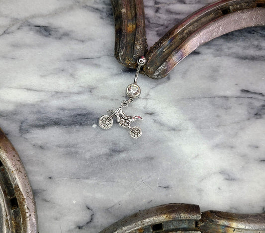 Country girl/Motocross girl  Belly button rings