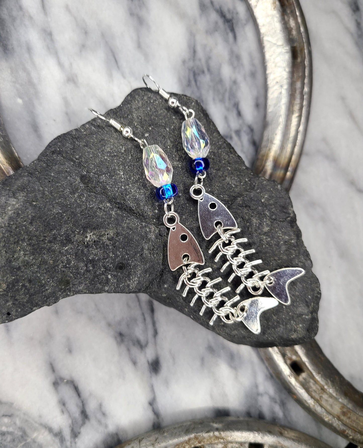 FISH BONE EARRINGS