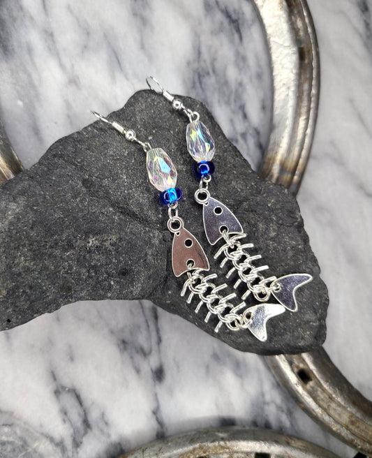 FISH BONE EARRINGS