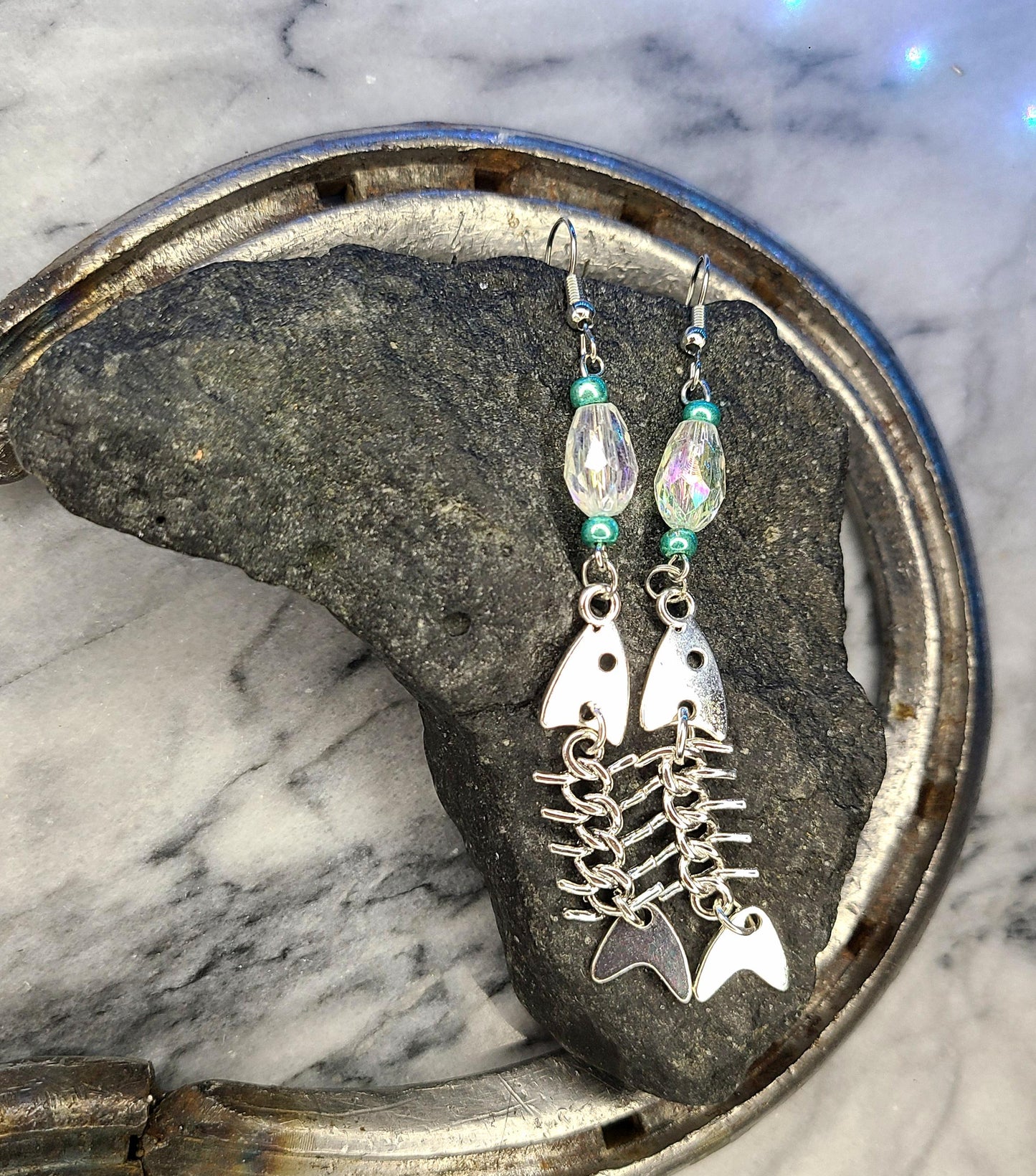 FISH BONE EARRINGS