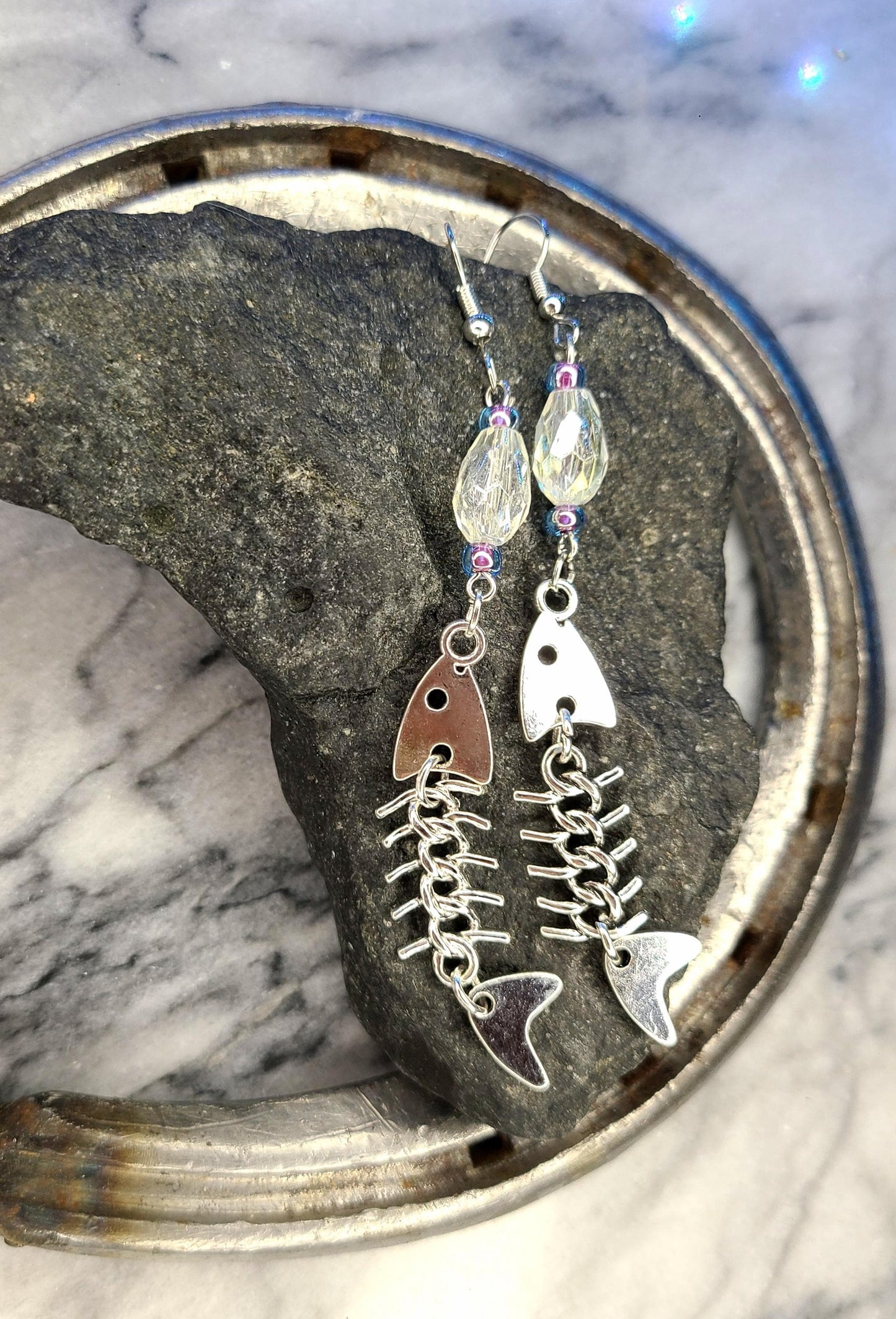 FISH BONE EARRINGS